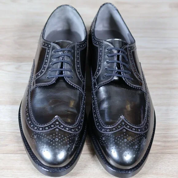 Robert Clergerie Shoes Mens Size 8 Silver Derby Long Wing  display picture 3